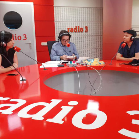 Verónica Haro y Darío Aguirre entrevistados en Radio 3