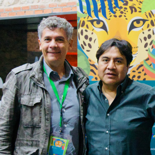 El productor ejecutivo Adolfo Álvaro y Ricardo Chanchai de Casa Ecuador